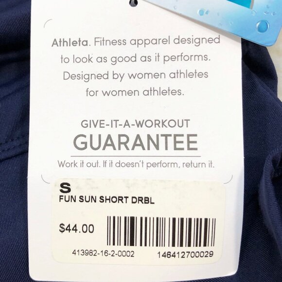 NWT! ATHLETA Fun in the Sun Swim Shorts 413982-16 in Dark Blue S - Picture 12 of 13